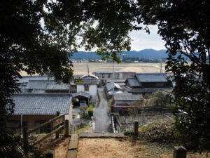 棒原神社から蚊野神社方向の眺望