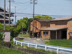 魚海神社の遠望（松阪市川島町）