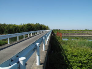 櫛田川に架かる大平橋