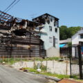 焼失した江戸川乱歩館の跡地