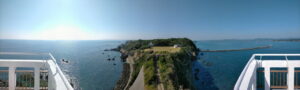 安乗埼灯台からのパノラマ風景