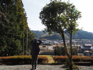 紀師神社（松阪市庄町）からの風景