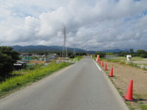 宮川橋架替工事現場付近