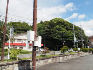 佐美長神社（伊雜宮所管社）付近