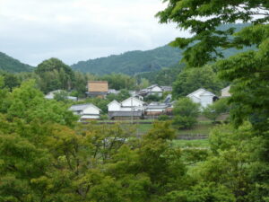 万葉文化館付近からの遠望