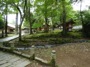 手向山八幡宮にて