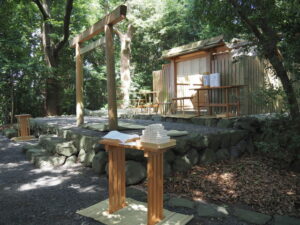 祭典の準備（志宝屋神社）