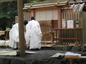 志宝屋神社で斎行された地元の「夏のおまつり」