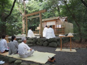 志宝屋神社で斎行された地元の「夏のおまつり」