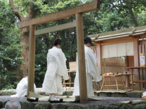 志宝屋神社で斎行された地元の「夏のおまつり」