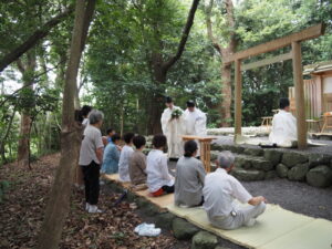 志宝屋神社で斎行された地元の「夏のおまつり」