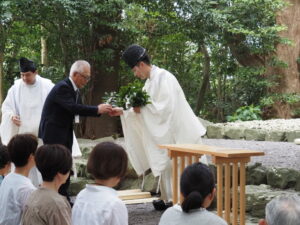 志宝屋神社で斎行された地元の「夏のおまつり」