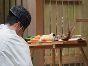 志宝屋神社で斎行された地元の「夏のおまつり」