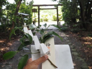 志宝屋神社で斎行された地元の「夏のおまつり」