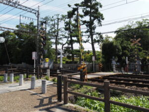 近鉄橿原線 踏切道西ノ京第四号