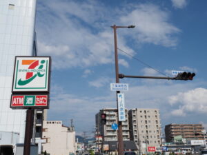 三条栄町西交差点からJR奈良駅方向へ