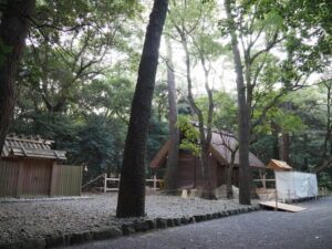 御塩殿神社と御垣が修繕される御塩殿