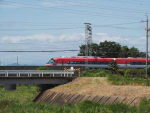 野名面橋（外城田川）と近鉄山田線