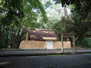 今週は御垣に変化がなかった御塩殿（御塩殿神社）