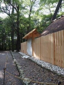 今週は御垣に変化がなかった御塩殿（御塩殿神社）