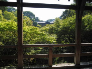 臥雲橋から望む通天橋（東福寺）