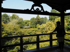 通天橋から望む臥雲橋（東福寺）