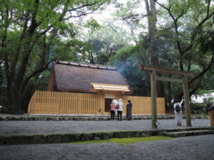 御塩殿での御塩焼固（御塩殿神社）