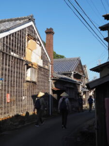 町並み（伊勢市二見町江、太江寺〜江交差点）