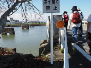 五十鈴川に架かる汐合橋