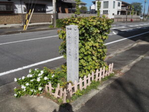 奈良街道にて（津市久居旅籠町）