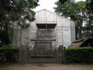 簀屋根に変化はなかった御塩焼所（御塩殿神社）