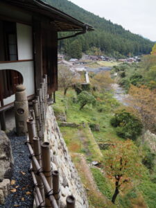 洗耳亭（波瀬 田中家住宅）からの眺望