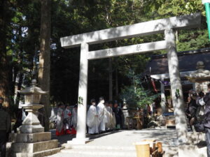 新嘗祭及び中遷座奉祝祭（丹生神社）