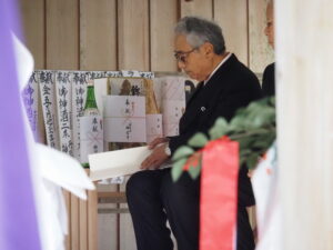 祭詞奏上（丹生神社）