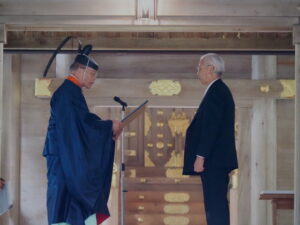 感謝状授与（丹生神社）