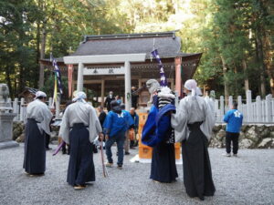 丹生獅子舞（丹生神社 中遷座奉祝祭にて）