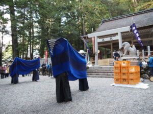 丹生獅子舞（丹生神社 中遷座奉祝祭にて）