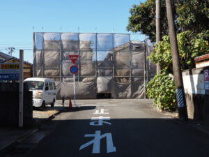 宮町名店街の解体工事