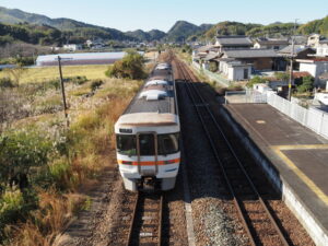 JR紀勢本線 佐奈駅にて