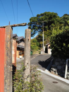 和歌山別街道から須麻留売神社旧地（多気町平谷）