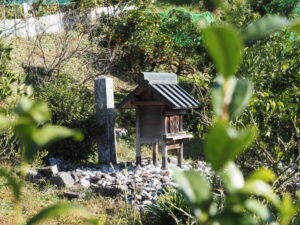 須麻留売神社旧地（多気町平谷）