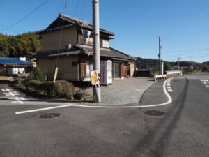 和歌山別街道の分岐（佐奈川付近）