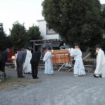 八幡社の仮殿遷座祭（伊勢市神社港）