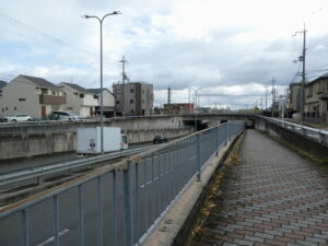 桂川街道と阪急京都線の交差