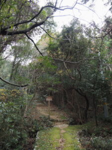 神前神社の制札付近