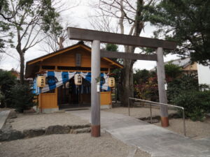 大祓式の準備（一色神社）