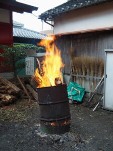 御頭神事にて（上社）