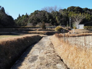 射山神社 一の鳥居跡付近