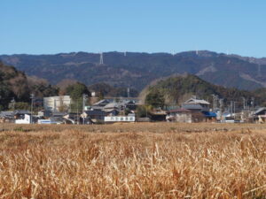 榊原川に架かる湯の瀬橋付近にて