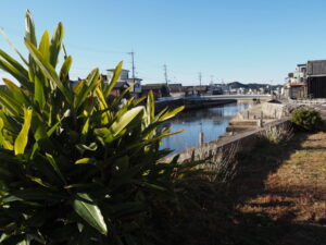 河崎 川の駅付近